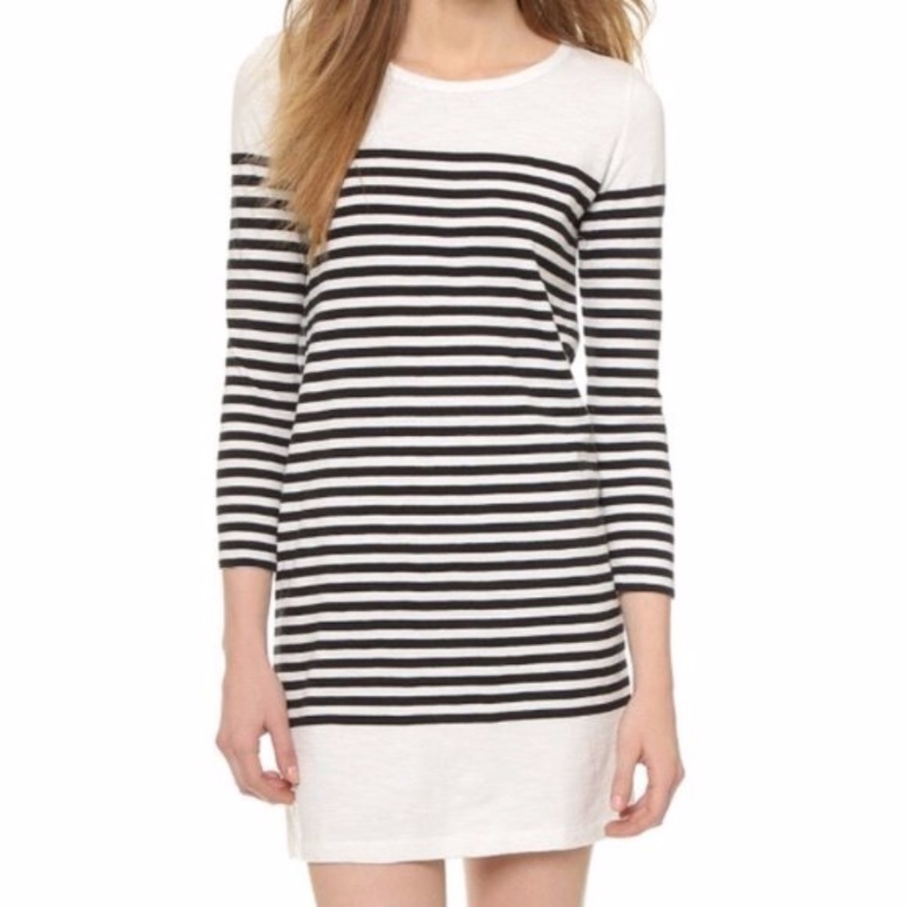Joie Pentea B striped sweater dress size XS